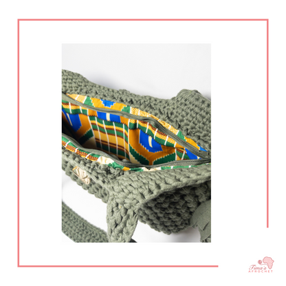 Crochet Bag "OLIVE" Tima's Afrochet