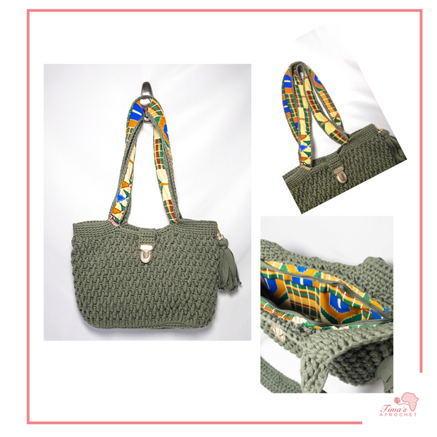Crochet Pattern "Bag with Fabric"