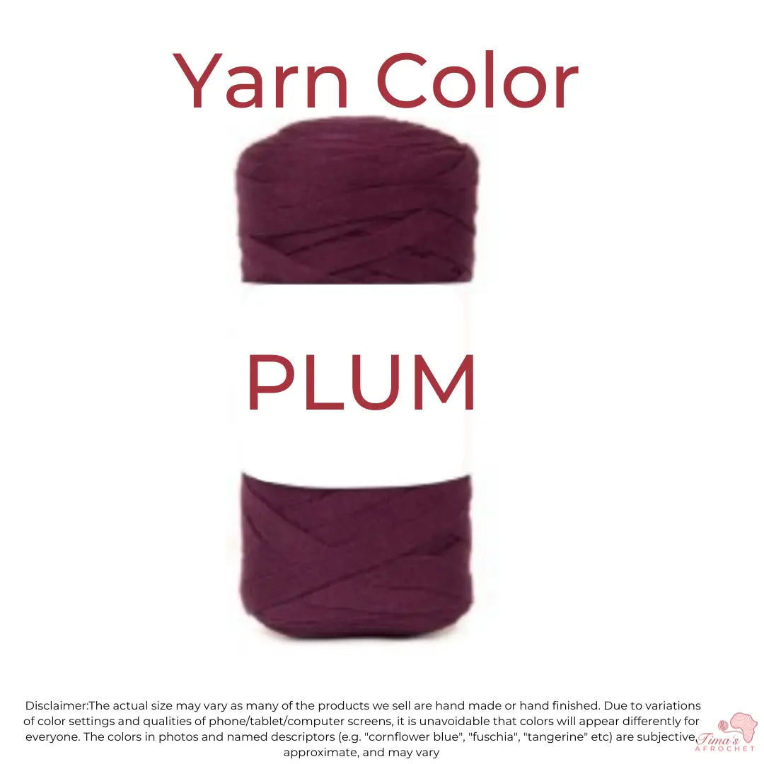 yarn color is dark purple called plum