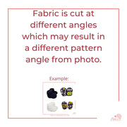 fabric cut at different angles