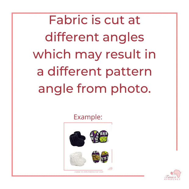 disclaimer for fabric images.