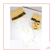 crochet baby set with hat, mitten,booties and onesie